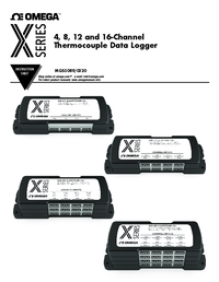 Thumbnail of document Manual - OM-CP X-Series-Multi Channel Thermocouple Loggers